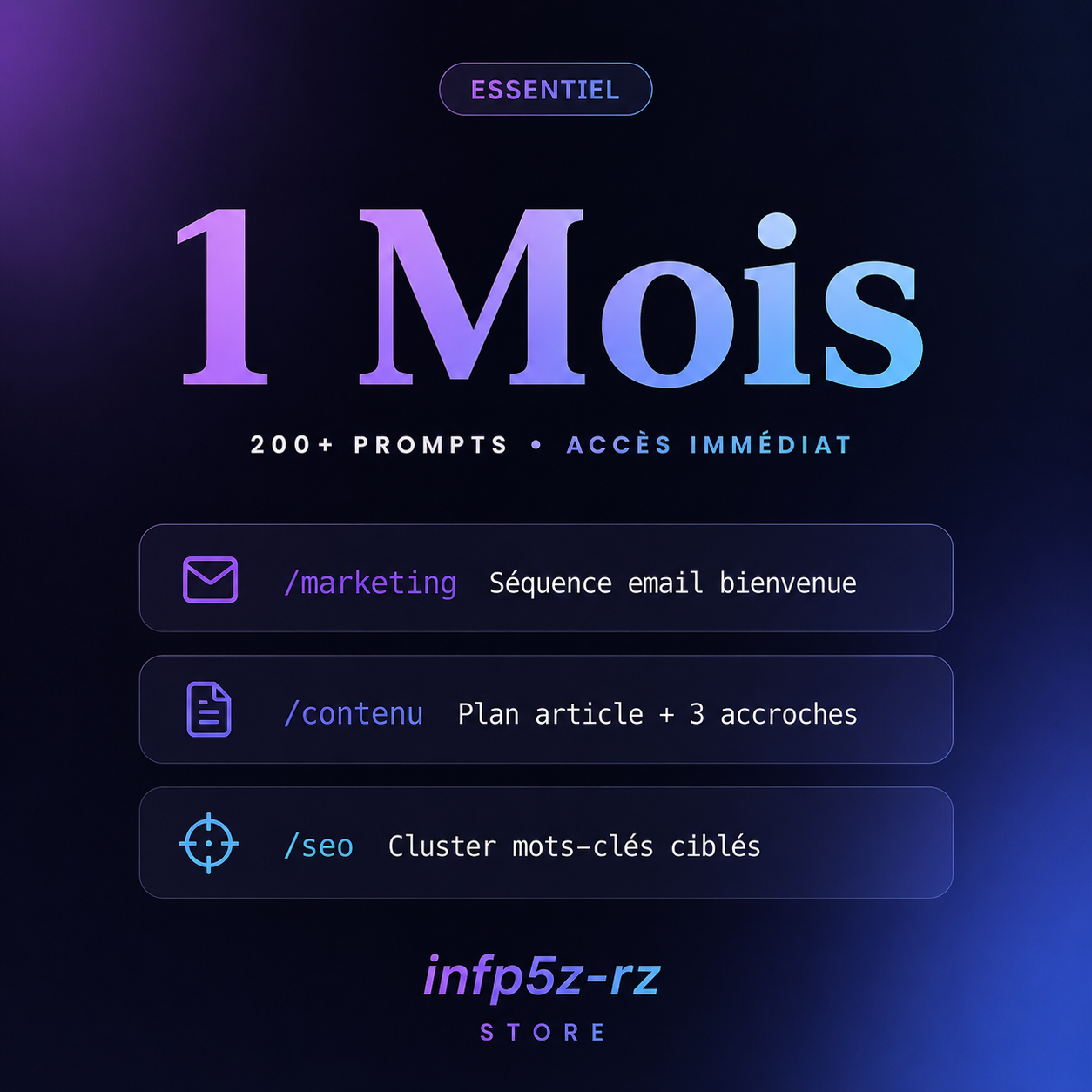 pack 1 mois light